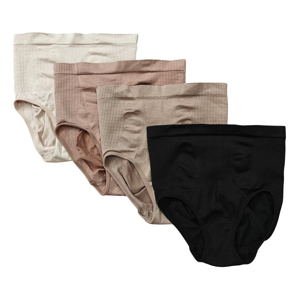 Skinny Girl Smoothers Butt LIFT Womens Seamless Shaping Briefs 7703 4 Pack